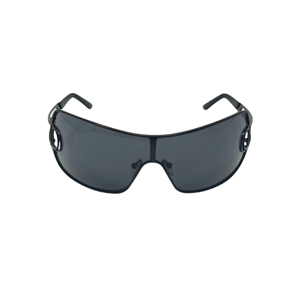 Dior Black Jumbo Side Logo Sunglasses