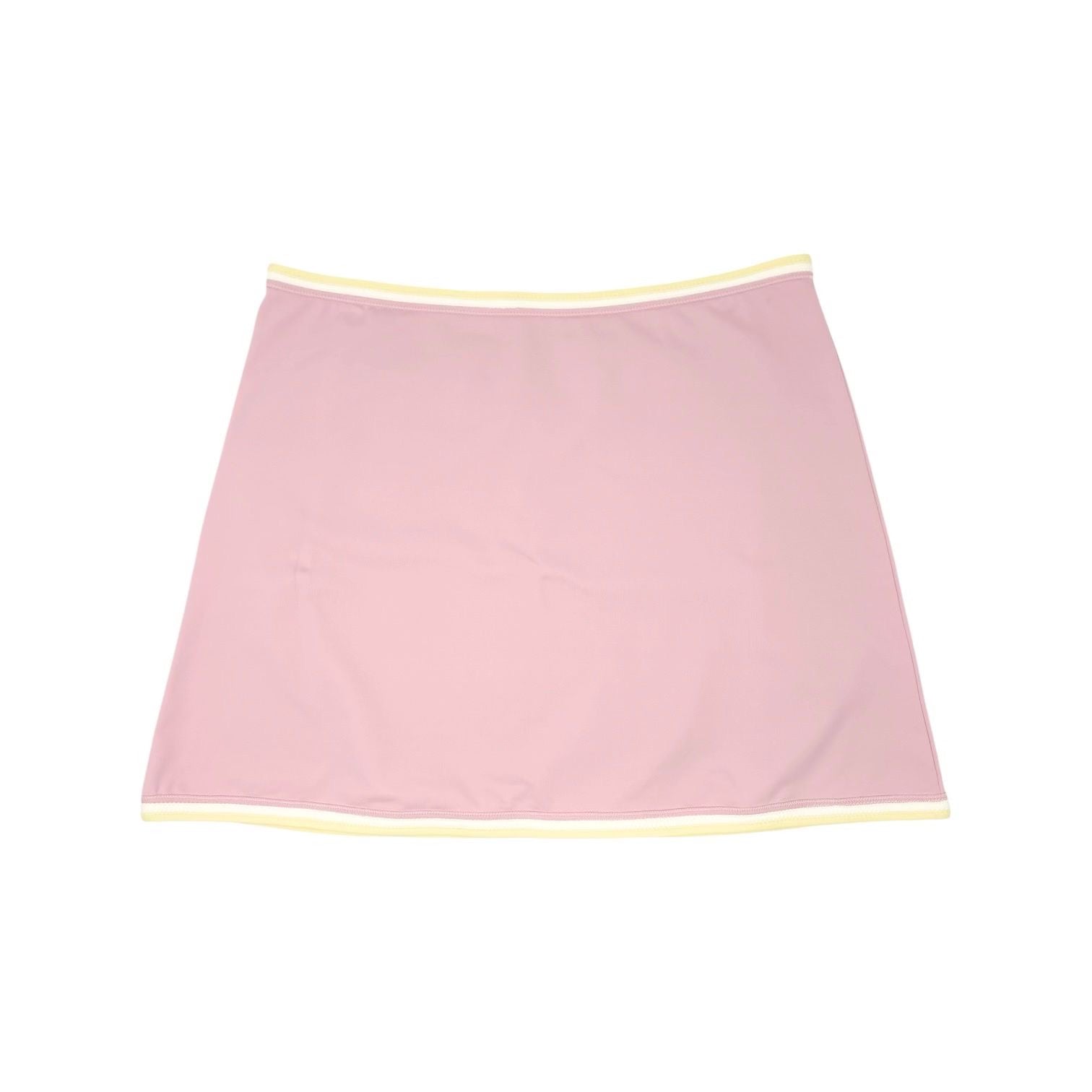 Chanel Pink Logo Stretch Skirt