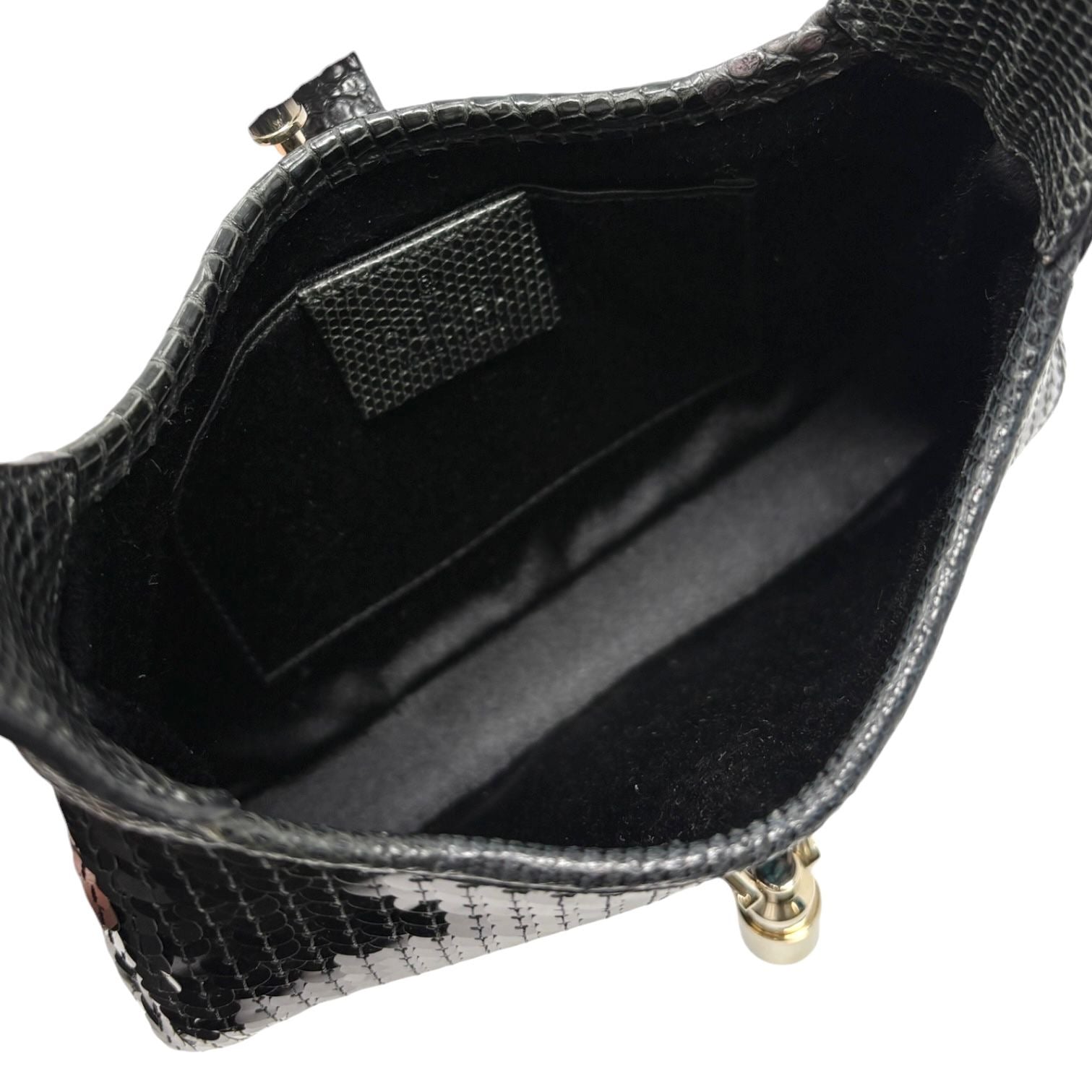 Gucci Black Mini Sequin Jackie Bag