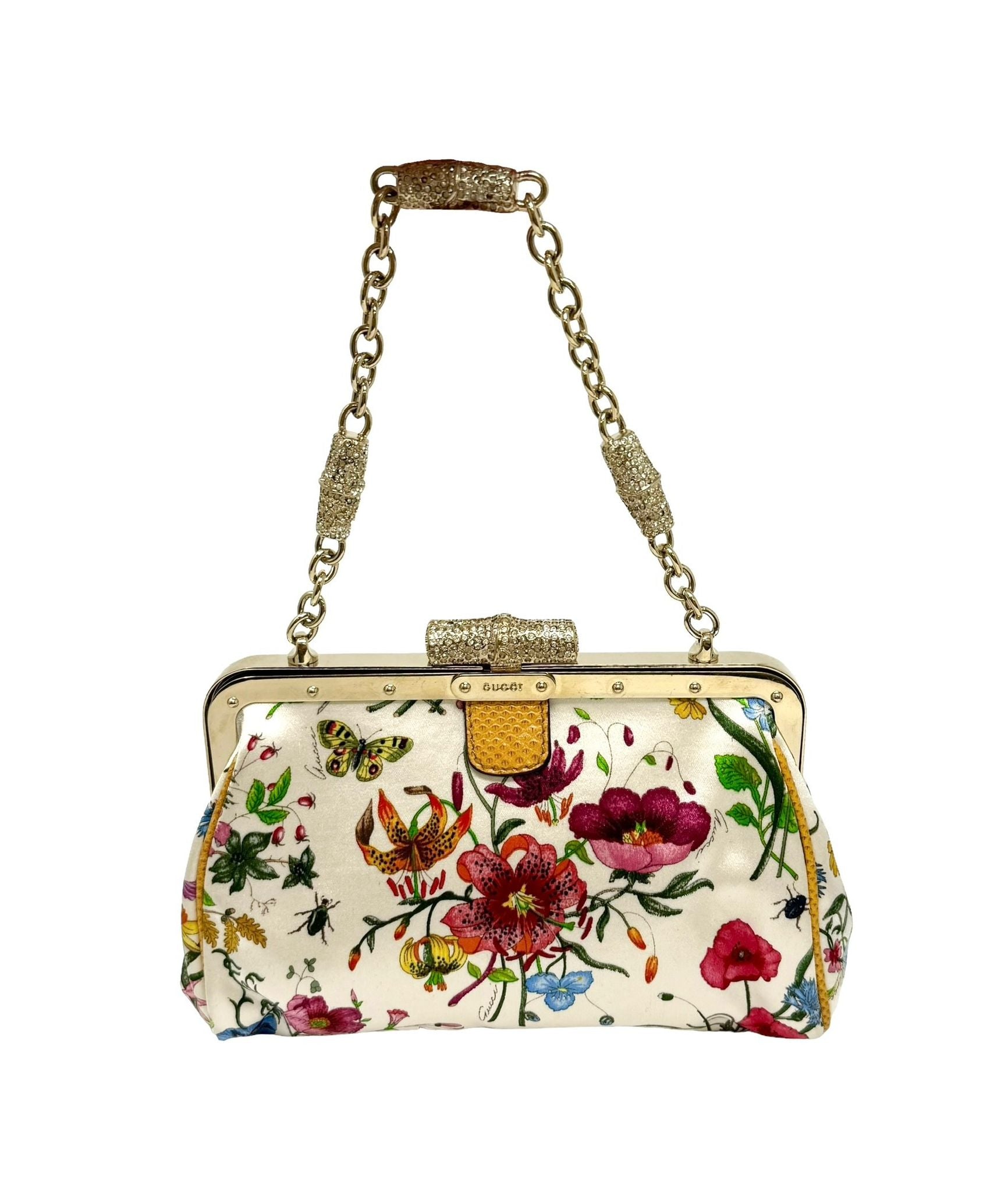 Gucci Flora Mini Chain Bag