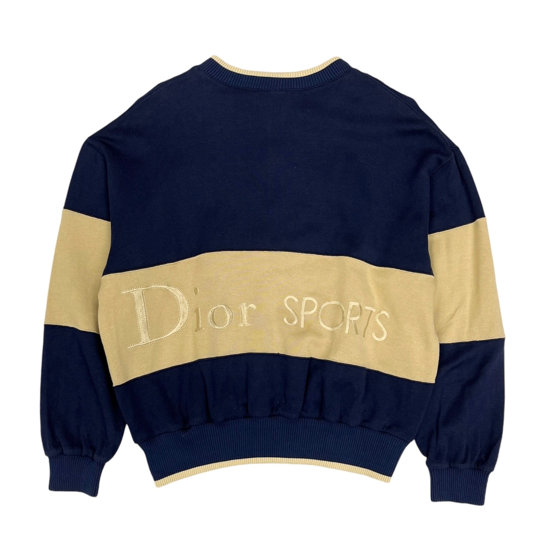 Dior Navy Logo Quater Zip