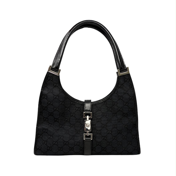 Gucci Black Canvas Jackie Bag