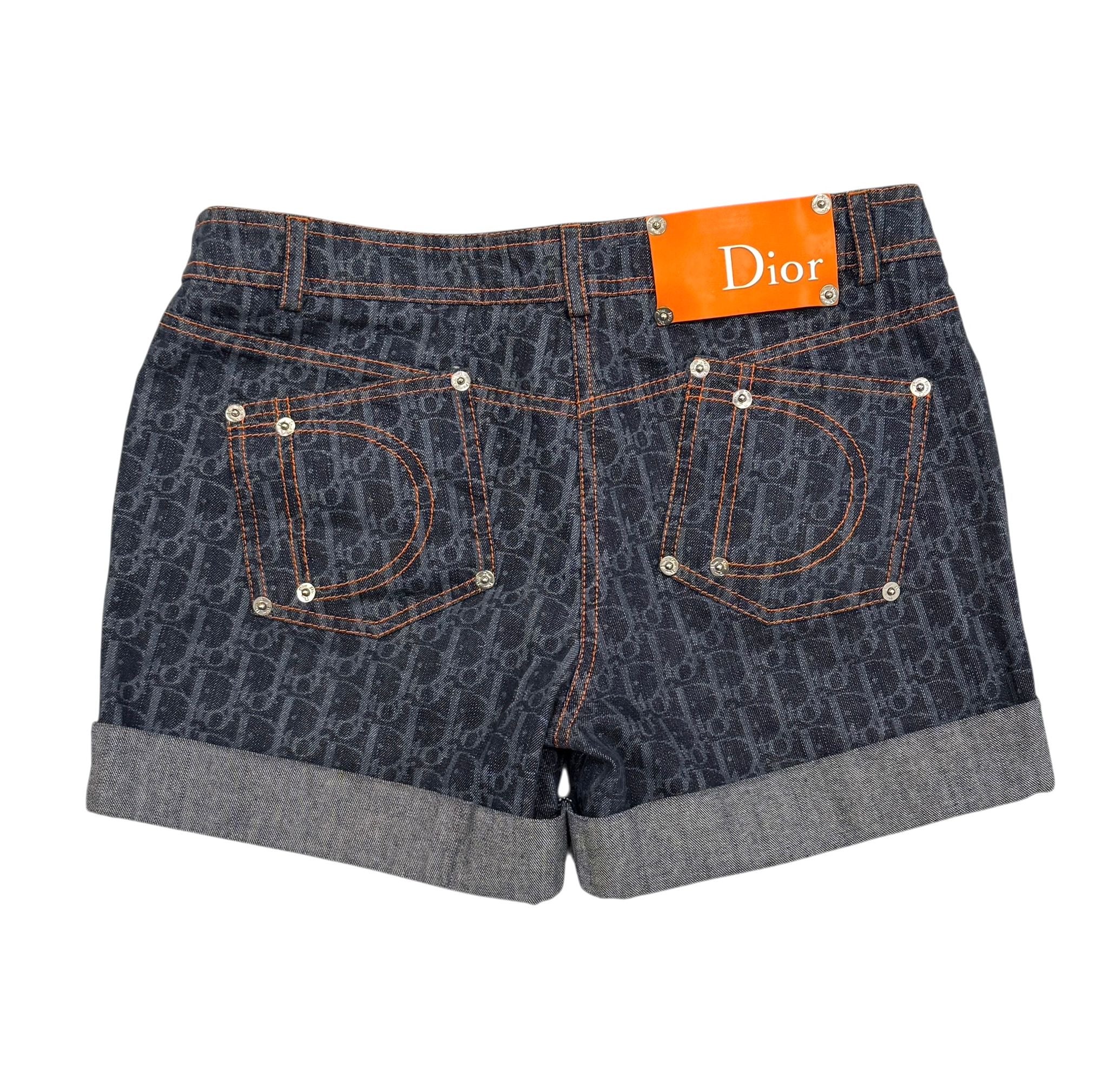 Dior Navy Flight Logo Shorts – Treasures of NYC