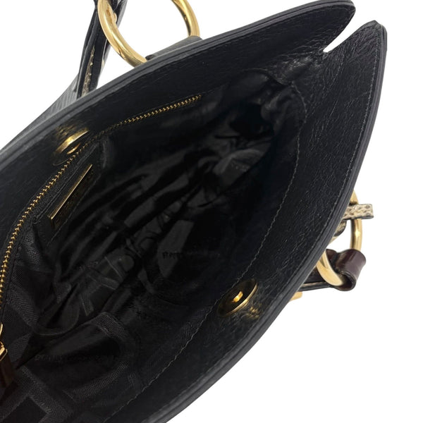 Dolce & Gabbana Black Leather Shoulder Bag