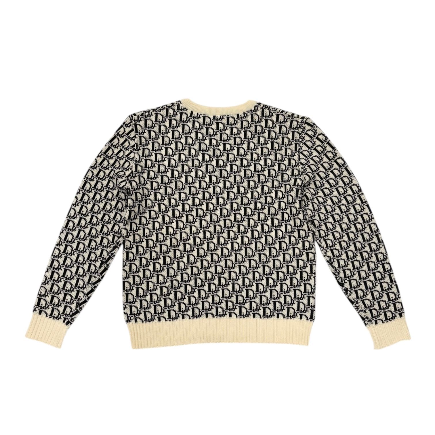 Dior Ivory Logo Sweater Top
