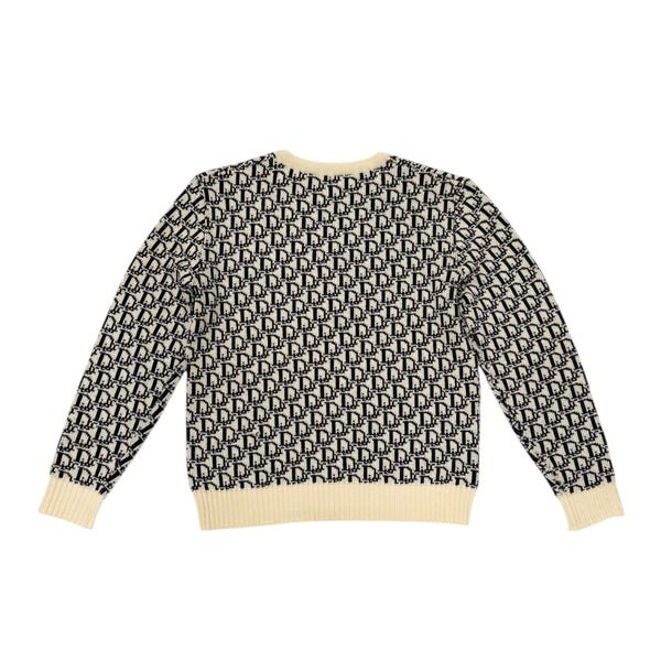 Dior Ivory Logo Sweater Top