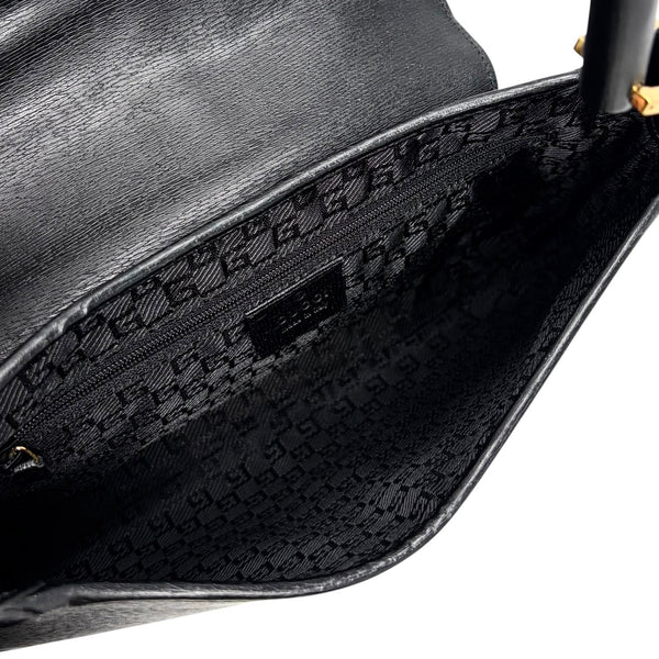 Gucci Black Bamboo Shoulder Bag
