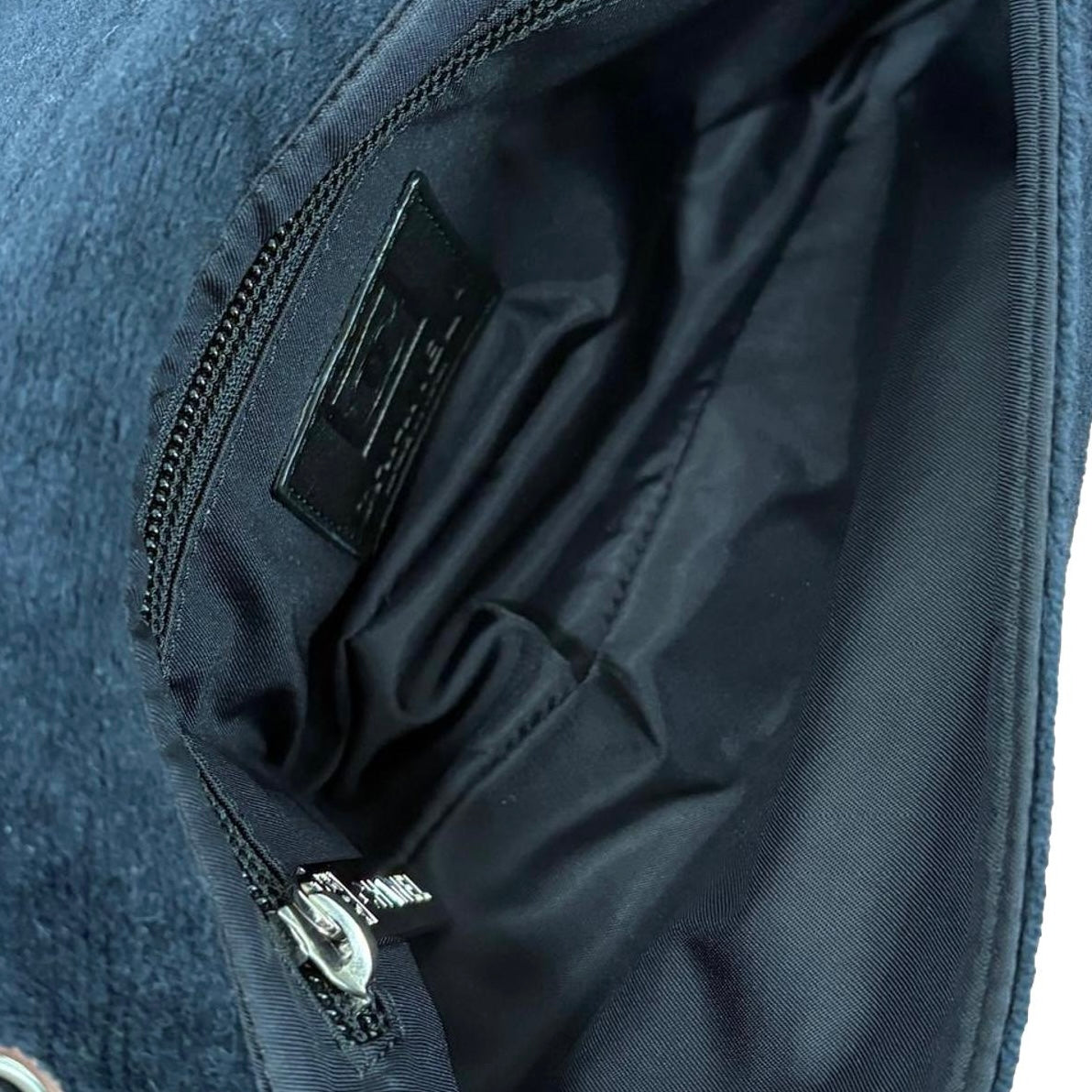 Chanel Dark Navy Terry Shoulder Bag