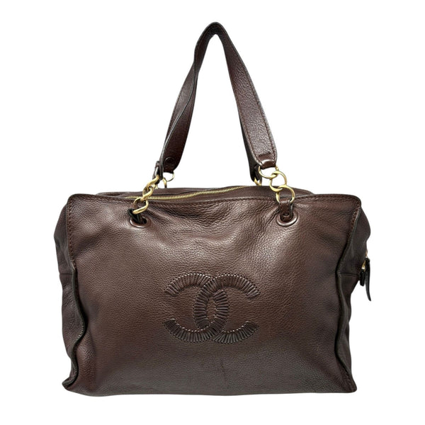 Chanel Brown Oversized Shoulder Bag