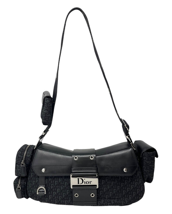 Dior Black Logo Columbus Bag