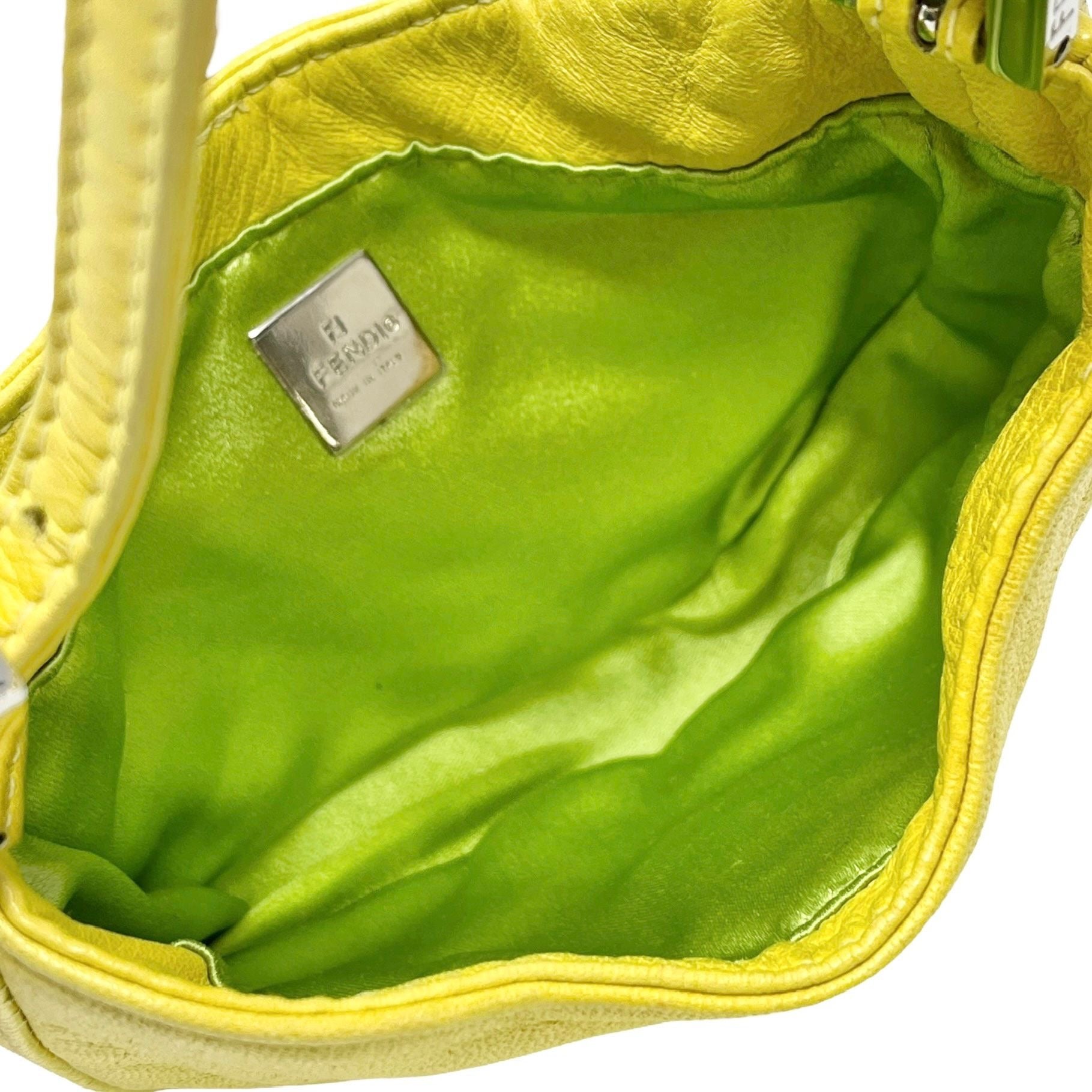 Fendi Yellow Mini Croissant – Treasures of NYC