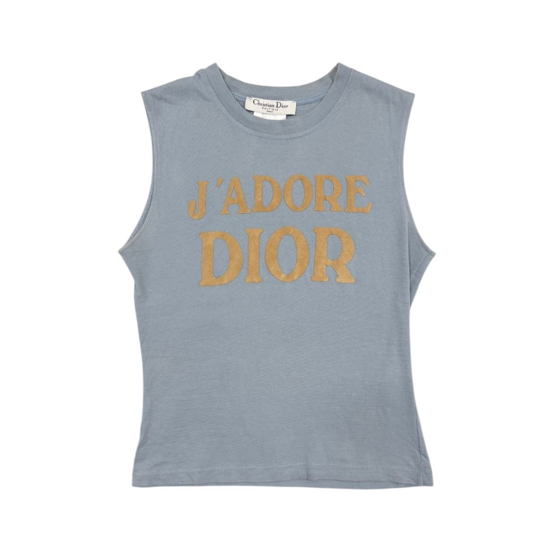 Dior J’adore Baby Blue Logo Tank