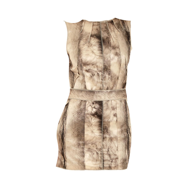 Dolce & Gabbana Fur Illusion Mini Dress