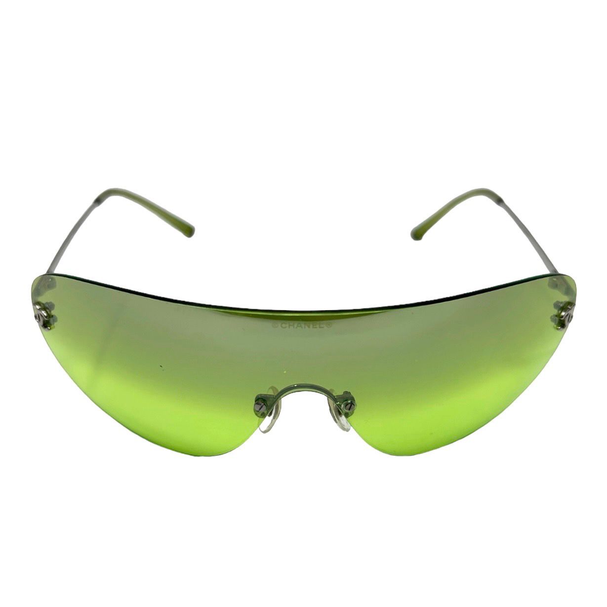 Chanel Lime Green Rimless Sunglasses – Treasures of NYC