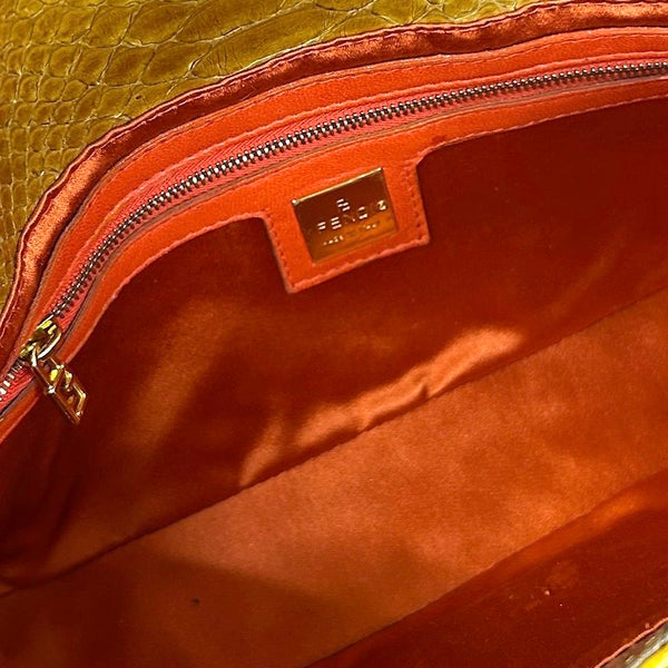 Fendi Python Sunset Baguette