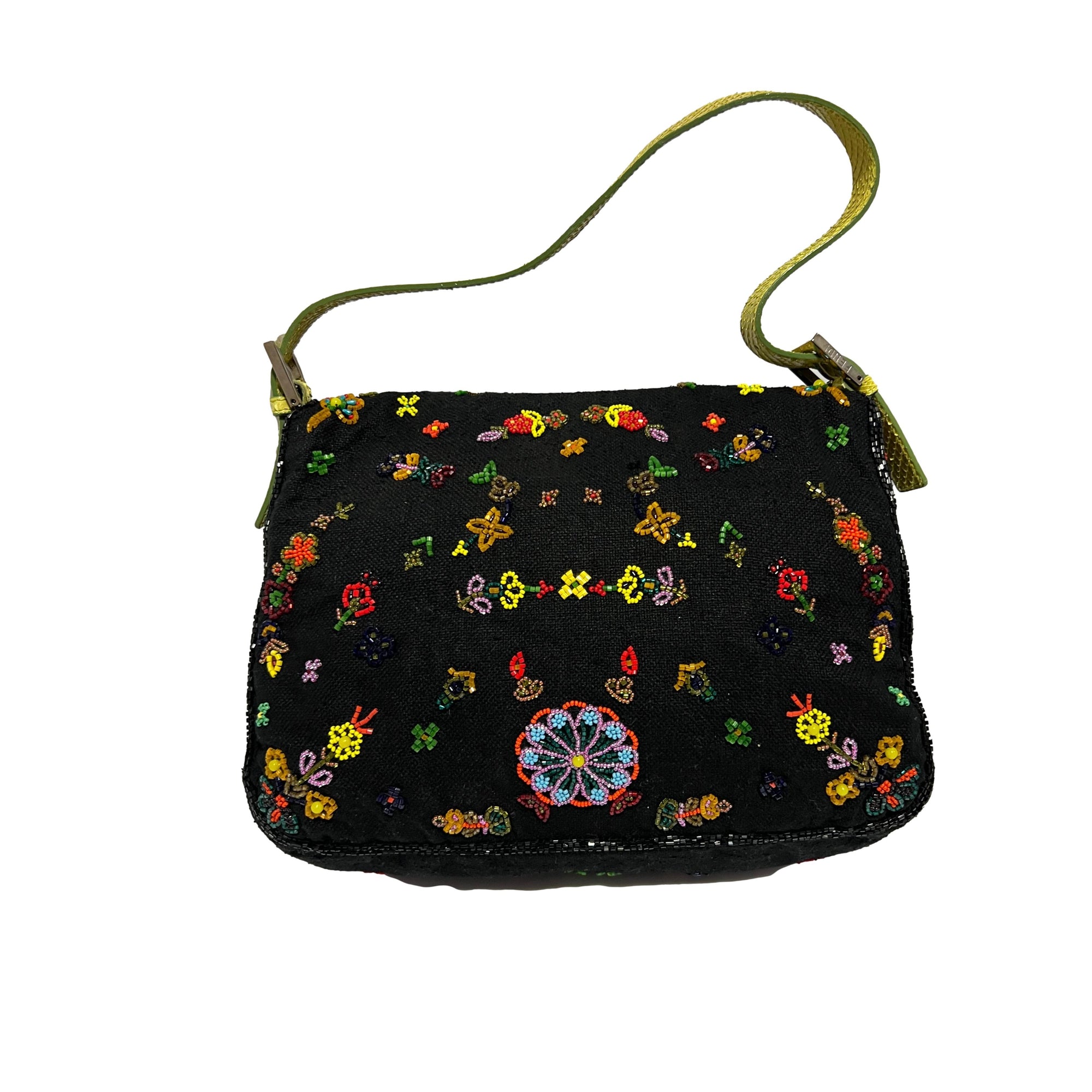 Fendi Beaded Mamma Baguette Bag