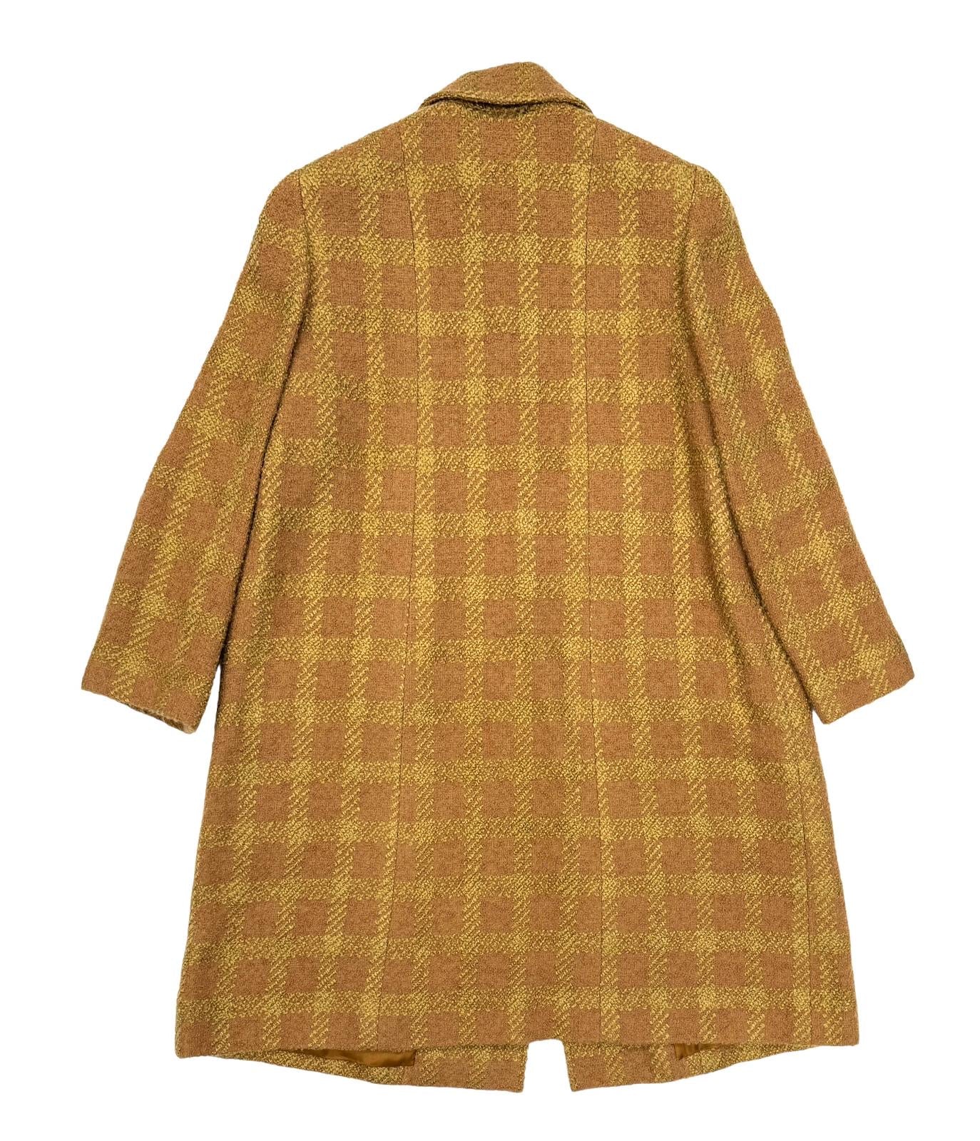 Chanel Gold and Brown Duster Coat