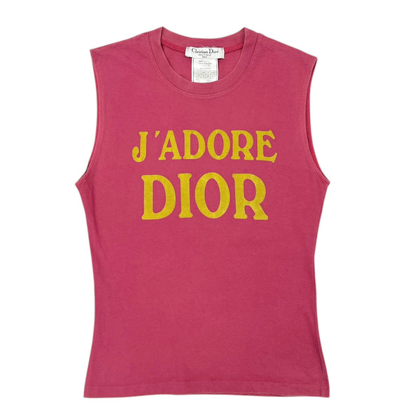 Dior J’adore Pink Logo Tank