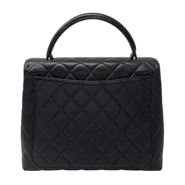 Chanel Black Caviar Top Handle Bag