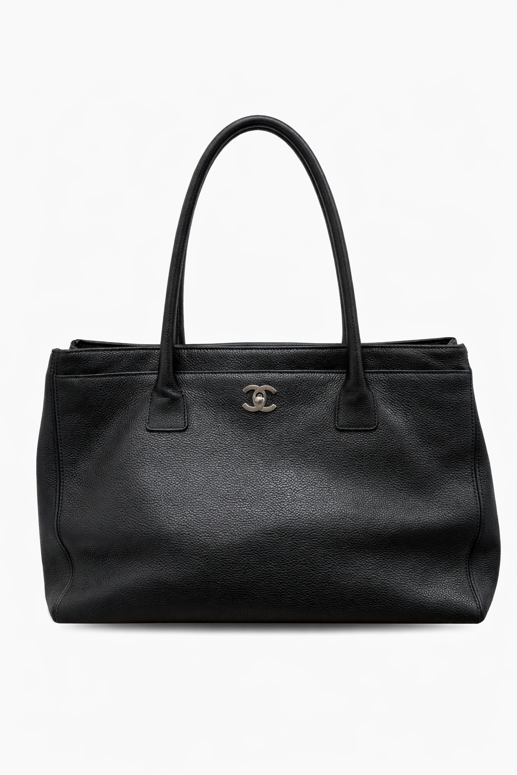 Chanel Black Caviar Cerf Tote