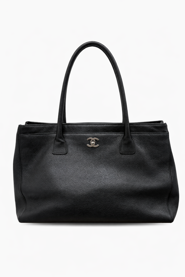 Chanel Black Caviar Cerf Tote