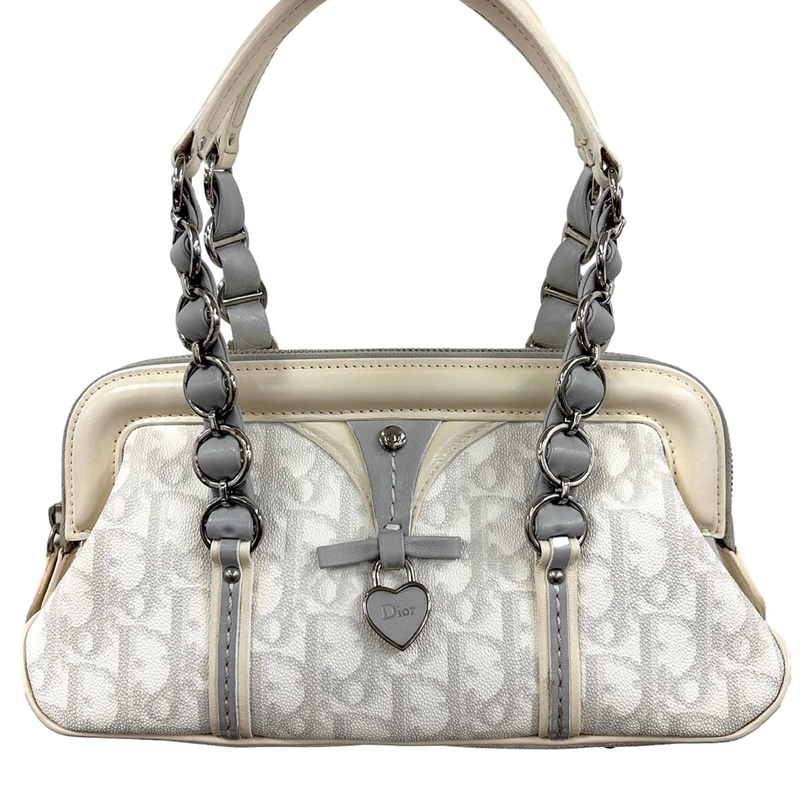 Dior White Romantique Small Shoulder Bag