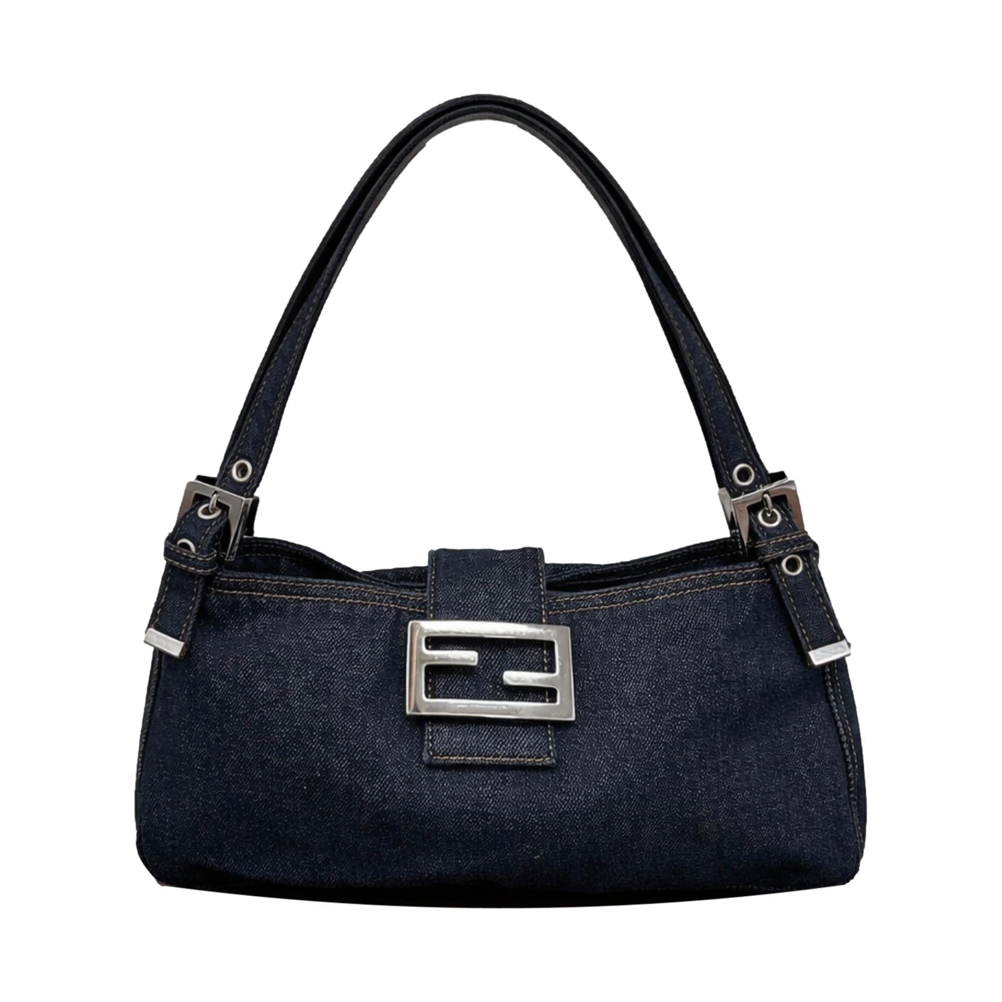 Fendi Denim Shoulder Bag