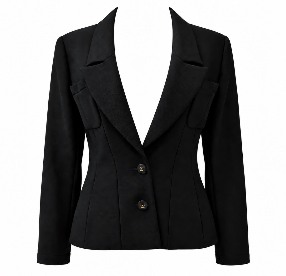 Chanel Black Wool Jacket