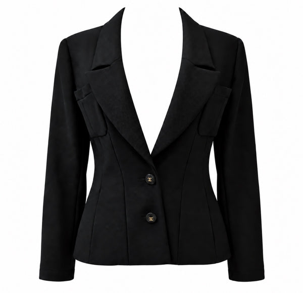 Chanel Black Wool Jacket
