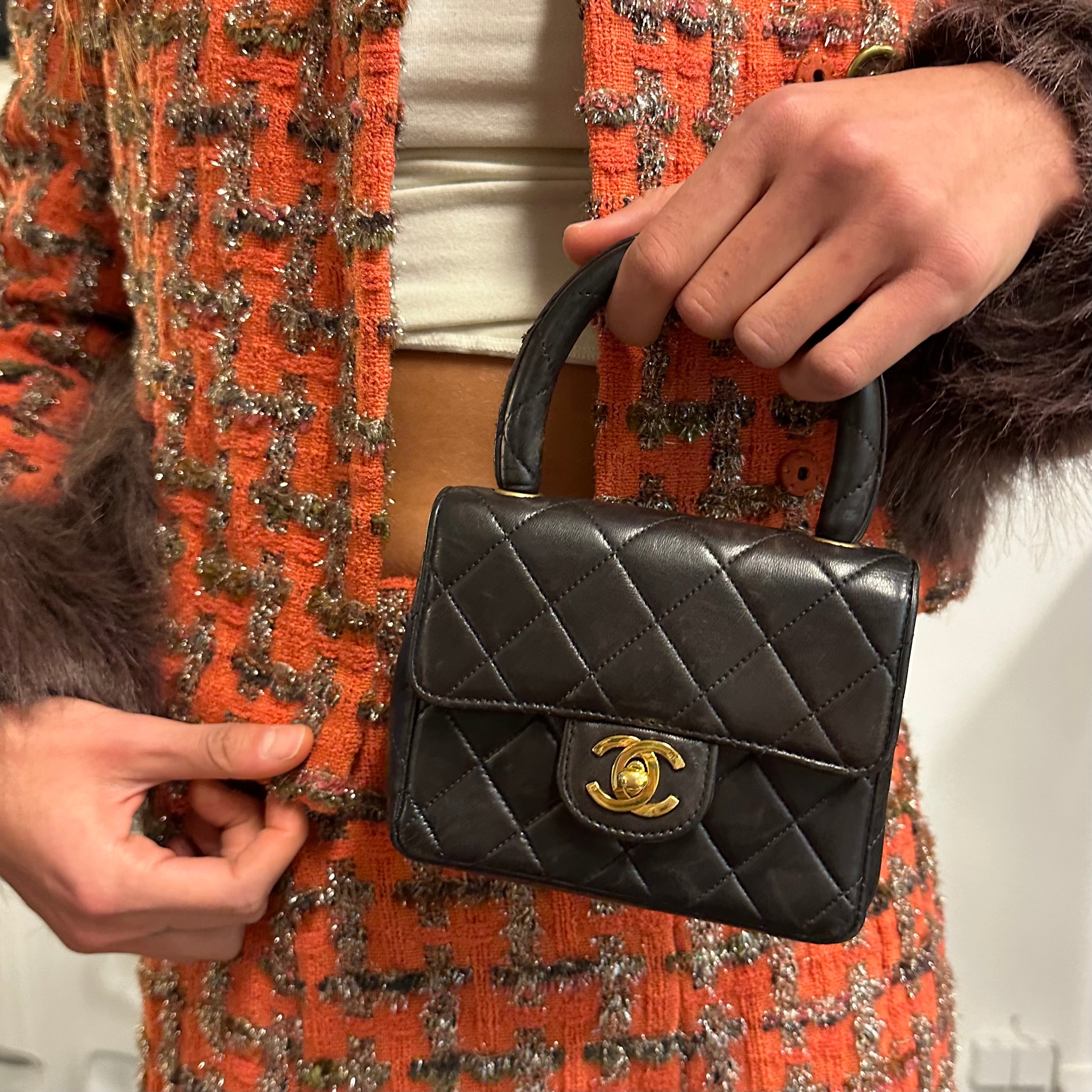 CHANEL ダークブラウン ショルダーバッグ ワンハンドルバッグ y2k 901D789B-6B39-4E71-831E-