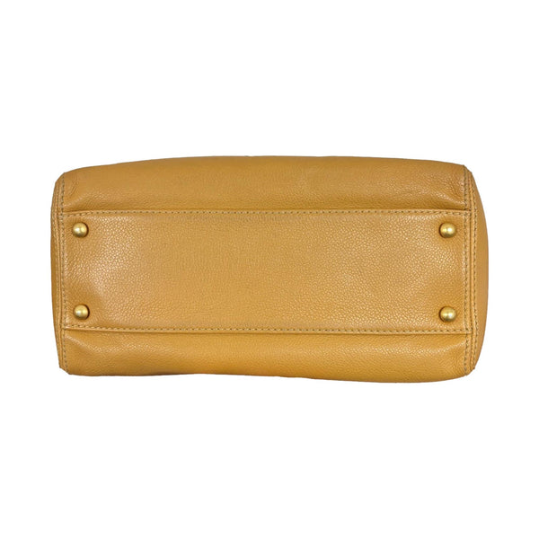 Chanel Tan Caviar Chain Shoulder Bag