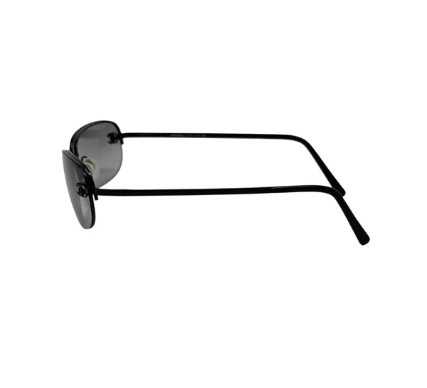 Chanel Dark Smoke Mini Rimless Sunglasses