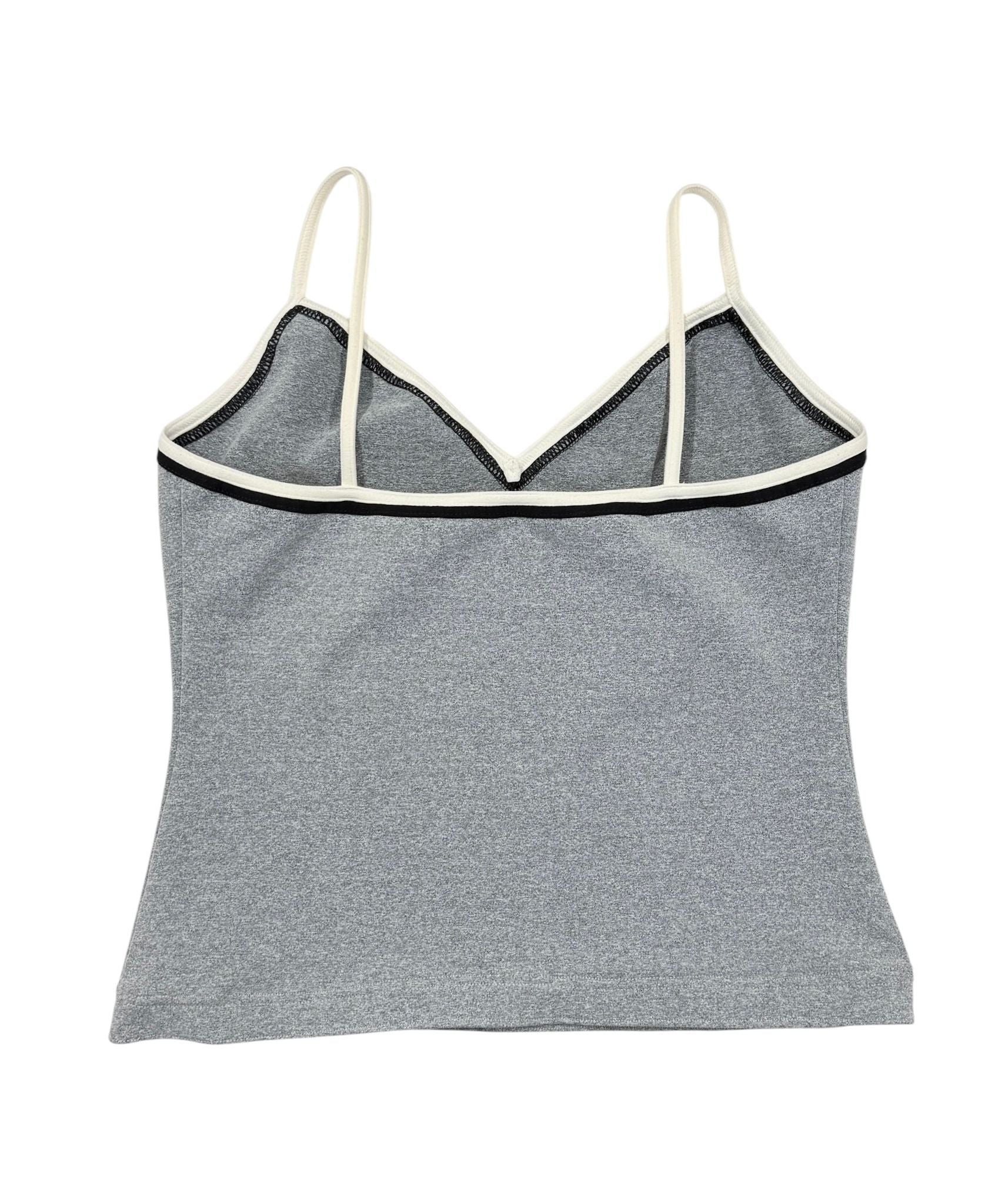 Chanel Grey Logo Tank Top