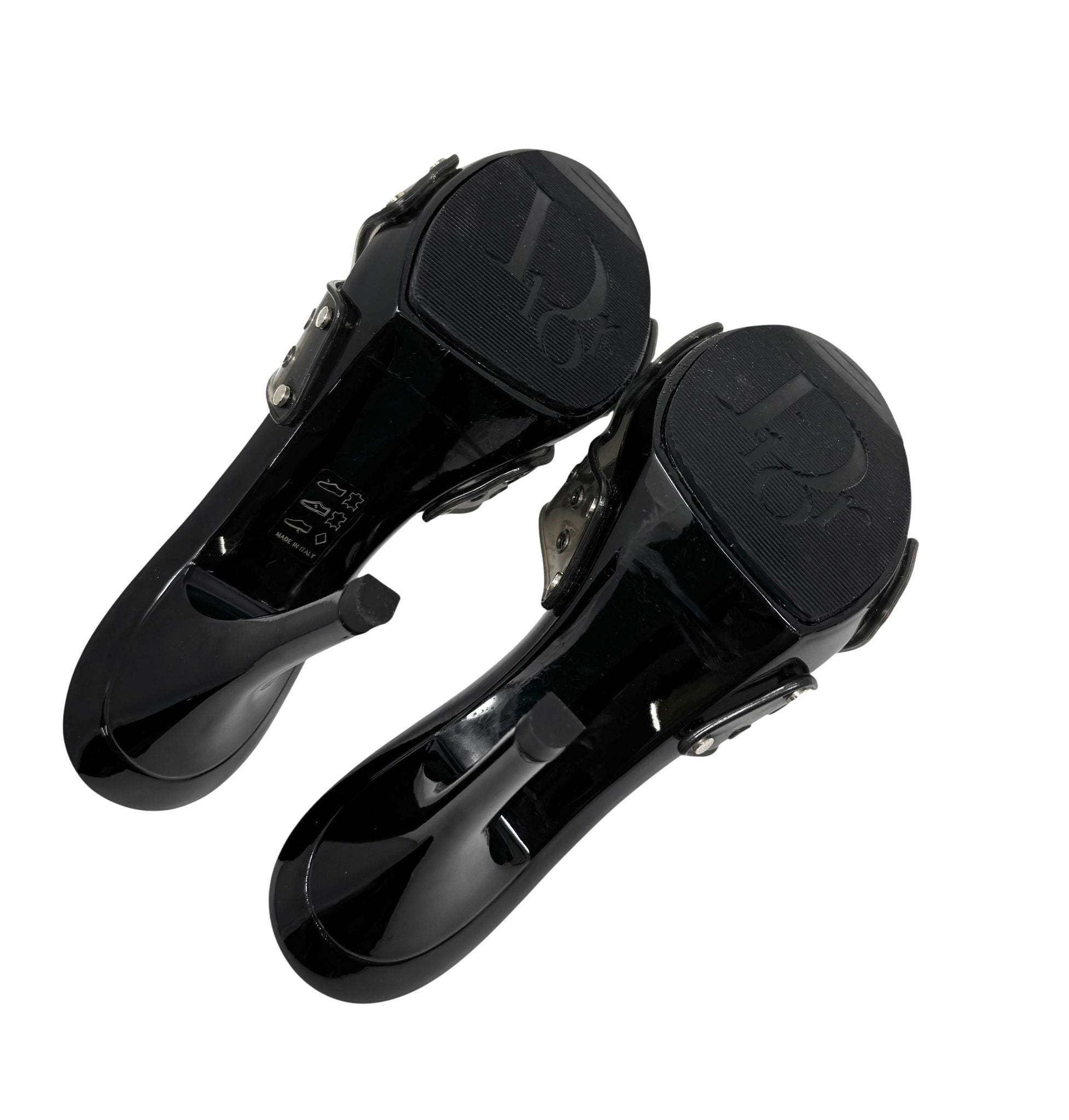Dior Black Logo Jelly Heels – Treasures of NYC