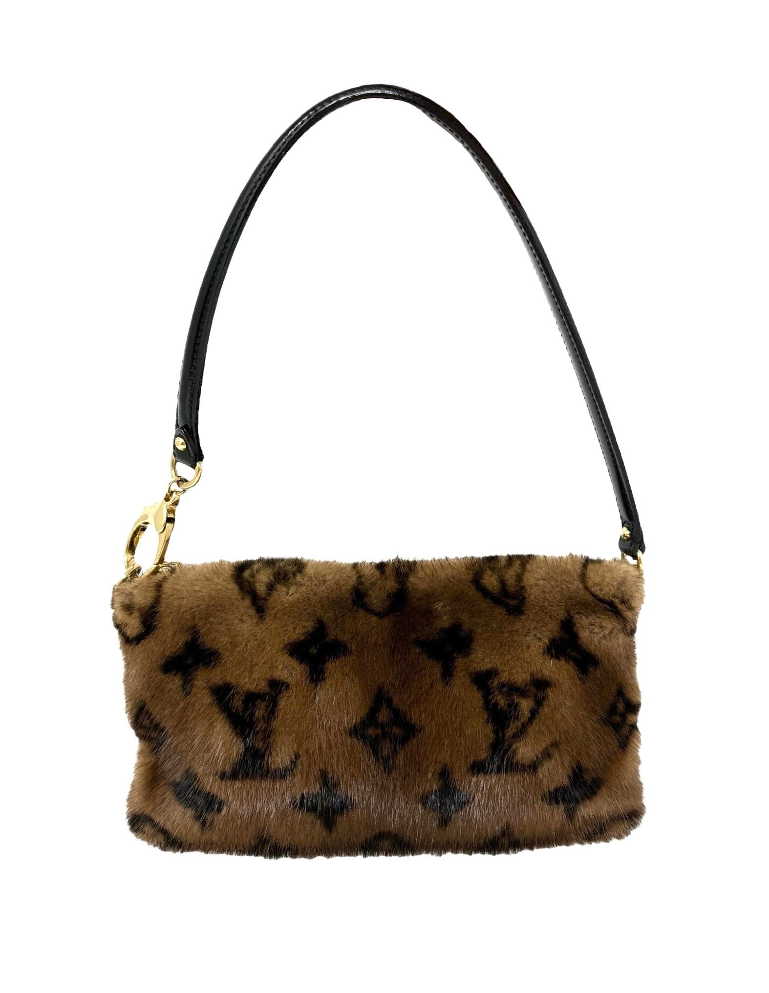 Louis Vuitton Small Mink Shoulder Bag