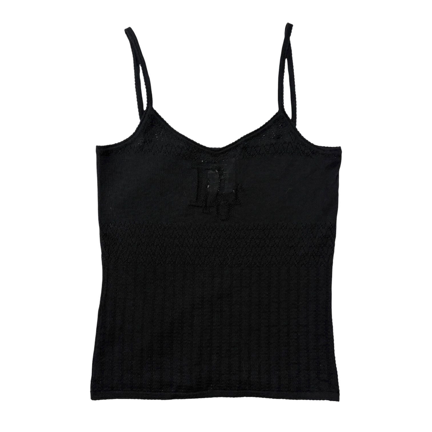 Dior Black Logo Baby Tank