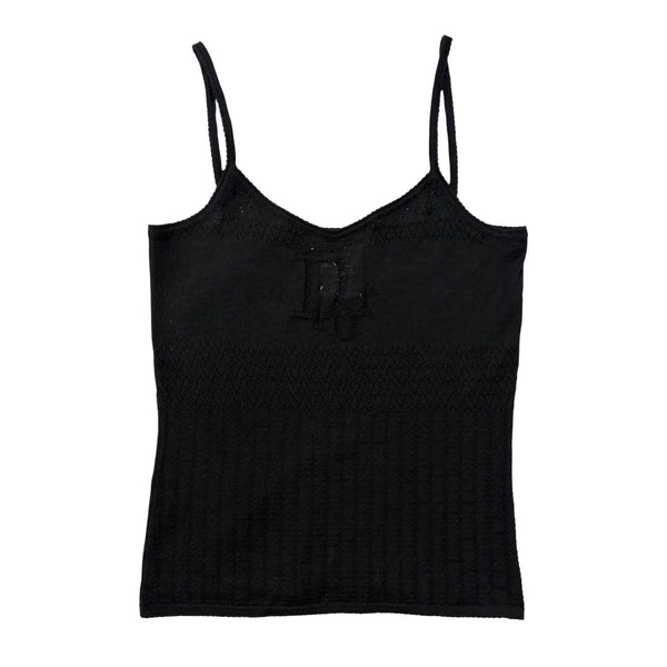 Dior Black Logo Baby Tank