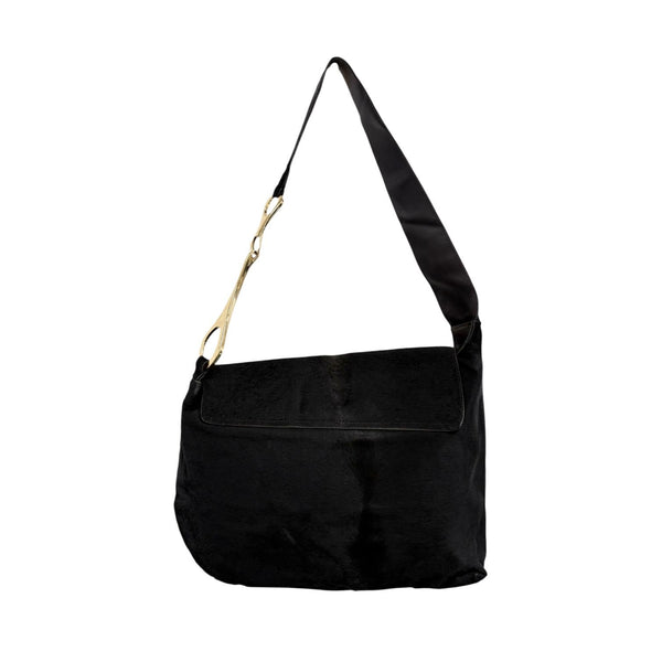 Gucci x Tom Ford Dark Brown Pony Hair Bag