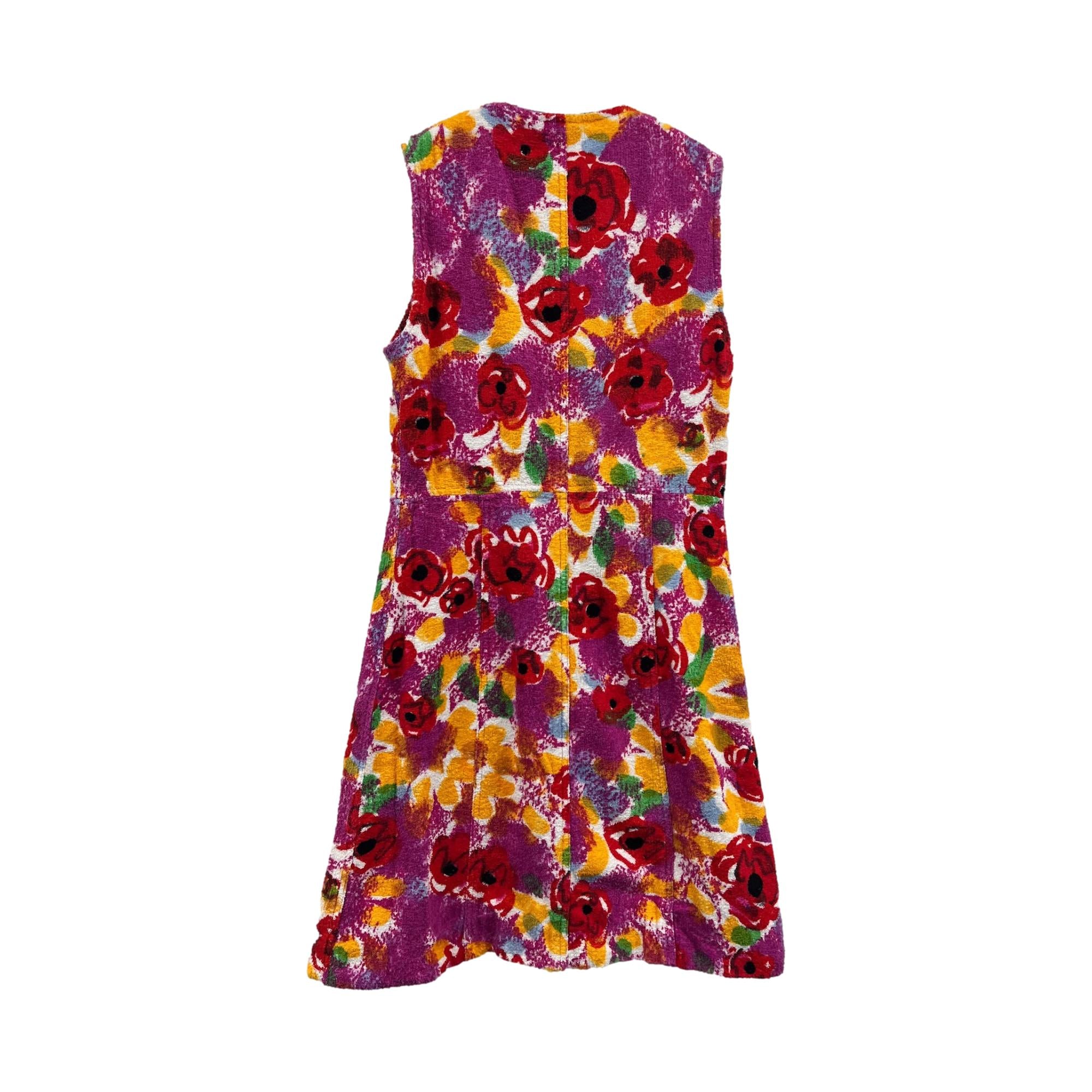 Chanel Terrycloth Logo Button Dress