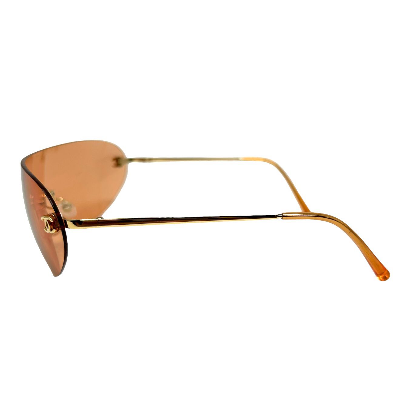 Chanel Orange Logo Rimless Sunglasses – Treasures of NYC