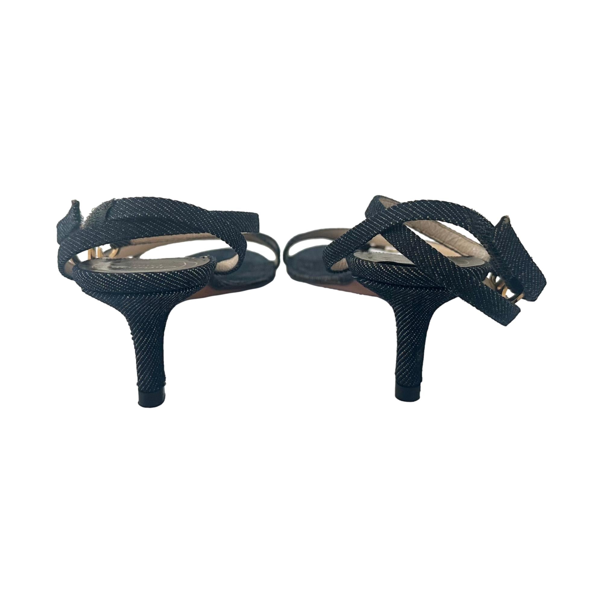 Dior Denim CD Logo Sandals 【公式通販】
