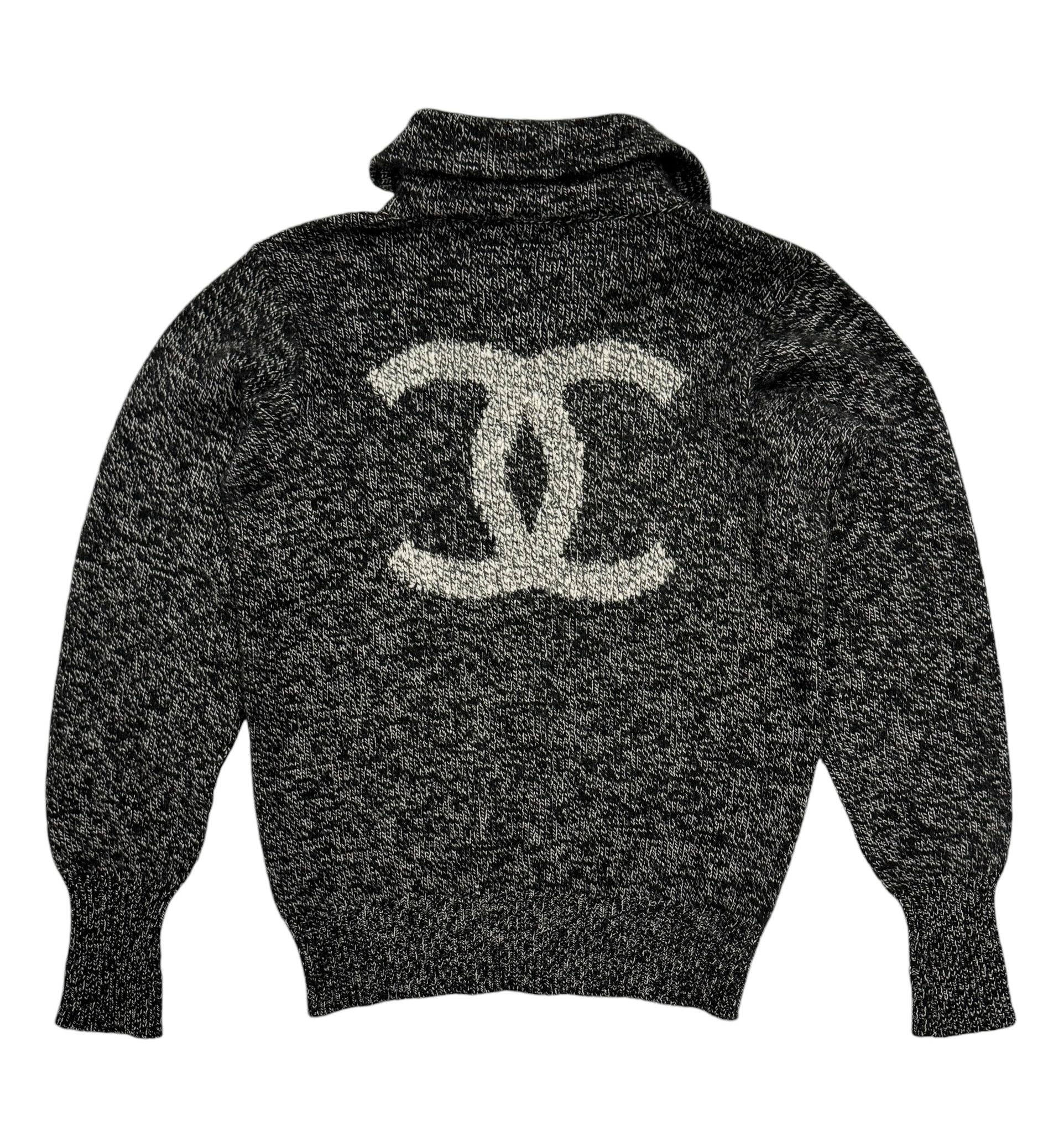 Chanel Dark Grey Cashmere Pullover