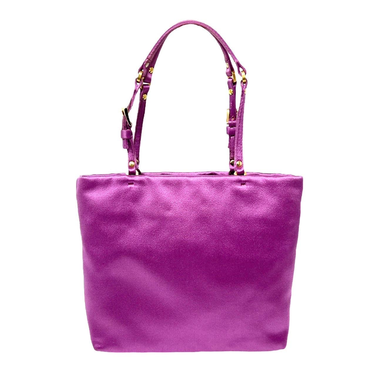 Prada Fuchsia Satin Mini Bag