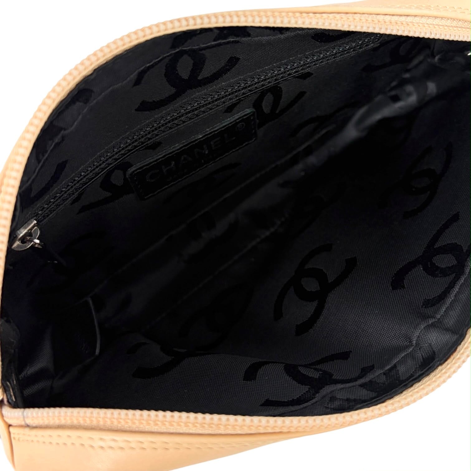 Chanel Tan Quilted Cambon Shoulder Bag