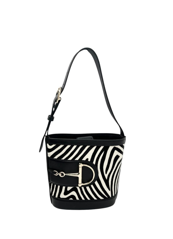Gucci Zebra 2way Bucket Bag