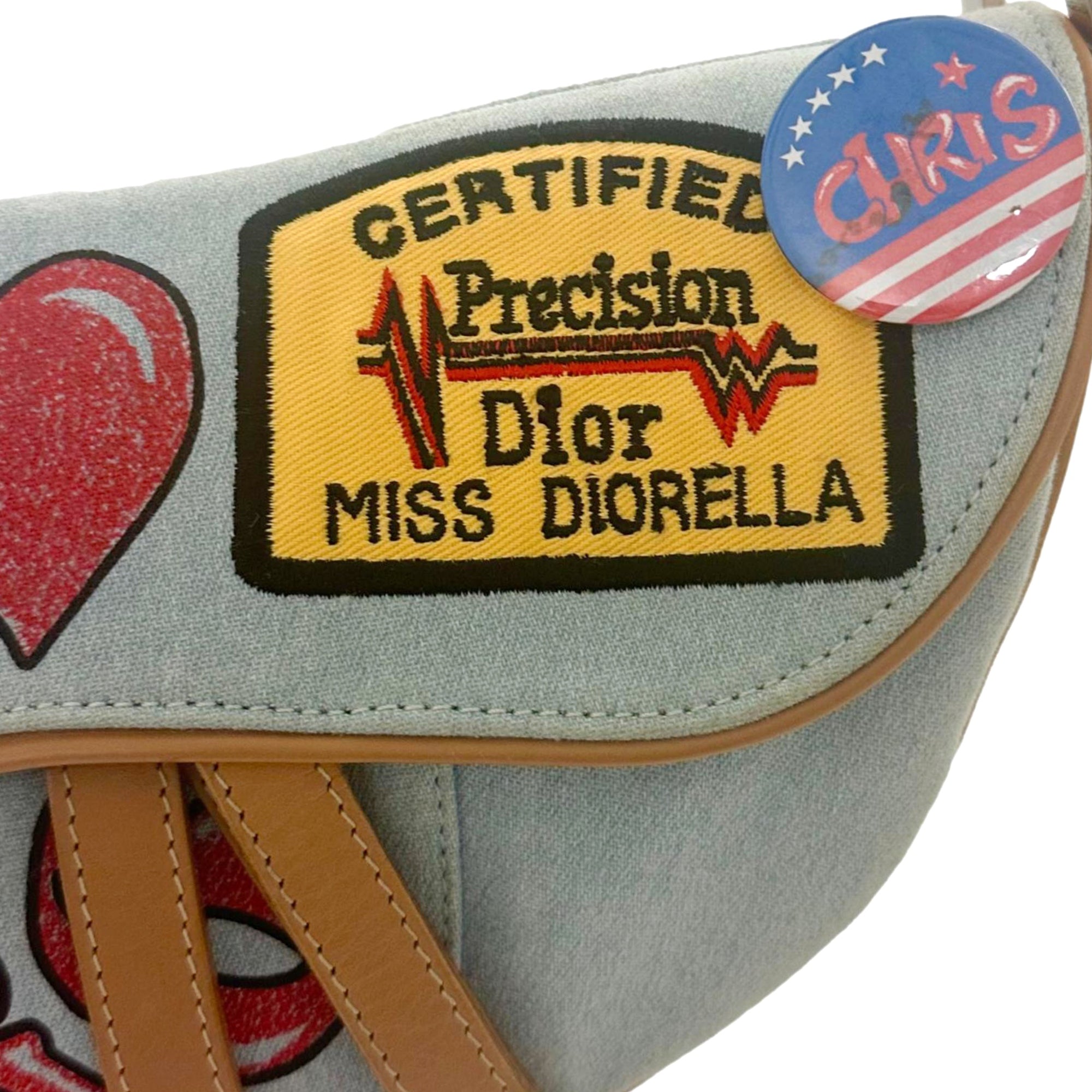 Dior Denim ‘Miss Diorella’ Saddle Bag