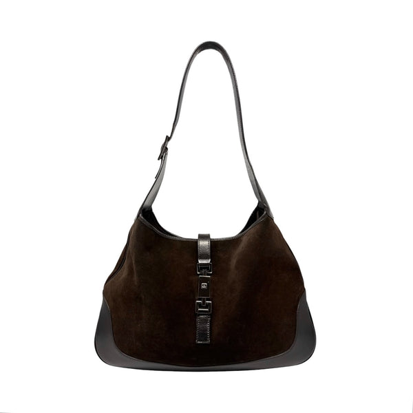 Gucci Brown Suede Jackie Bag