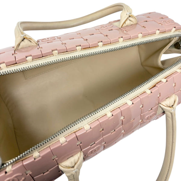 Chanel Pink Logo Cylinder Shoulder Bag