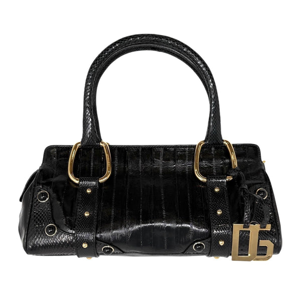 Dolce & Gabbana Black Logo Top Handle Bag