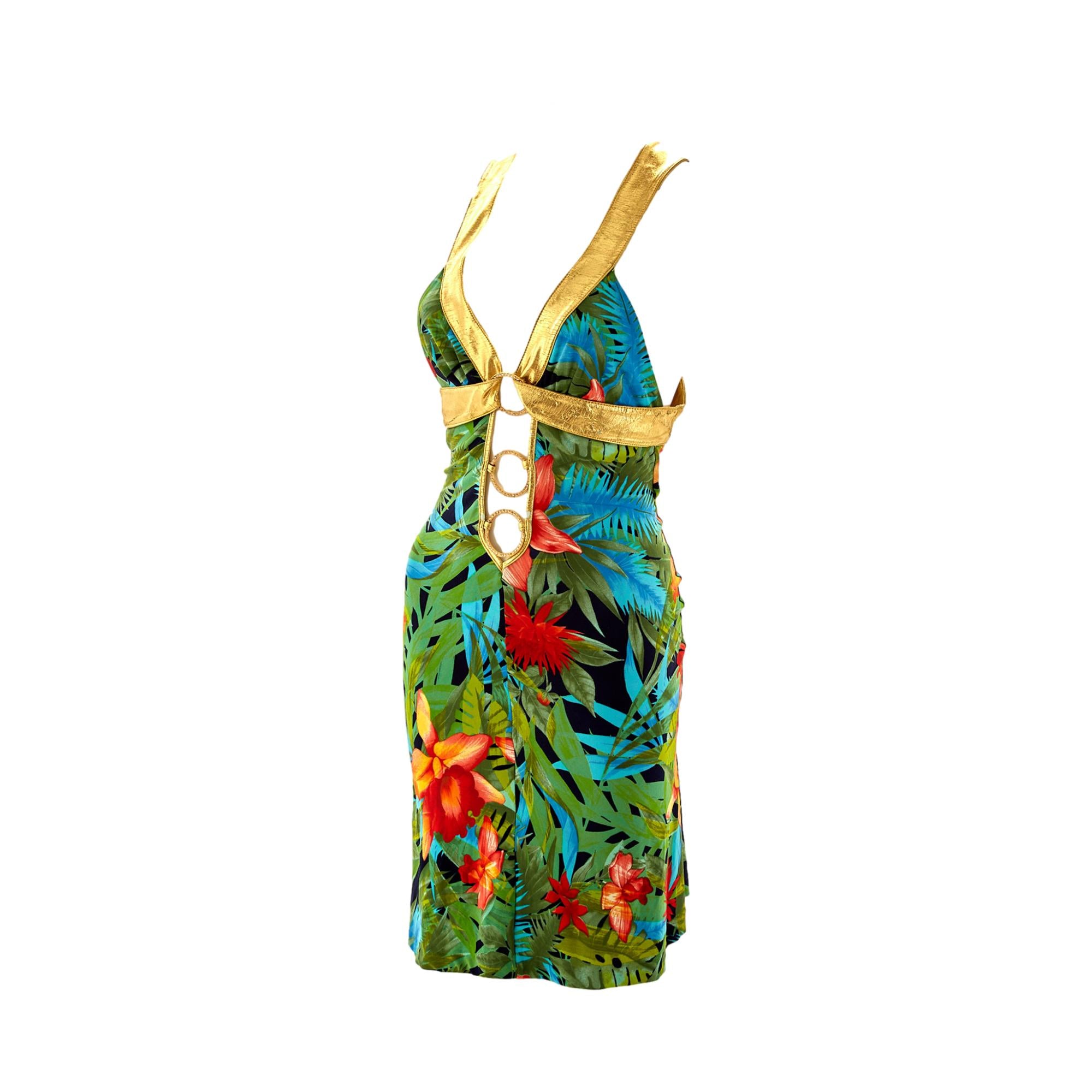 Dolce & Gabbana Tropical Ring Dress